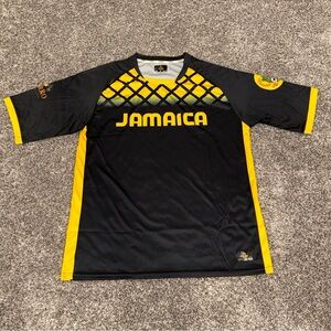 Orro Men Jamaica Dry Fit XXL 2XL Yellow Sports Soccer Jersey Futbol Shirt